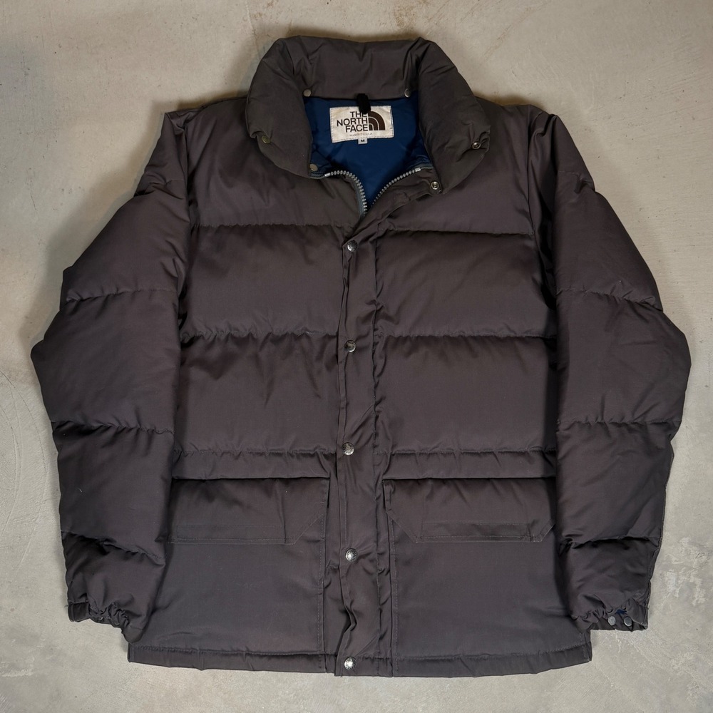 70s 80s Vintage The North Face Brown Goose Down Puffer Jacket USA Mens Medium